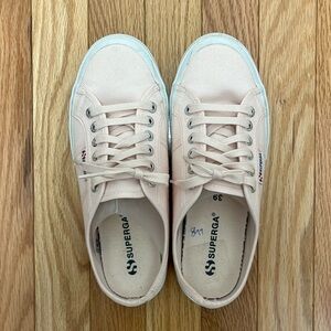 Women's SUPERGA 2288 VCOTW Slip on Light‎ Pink Mule Shoes